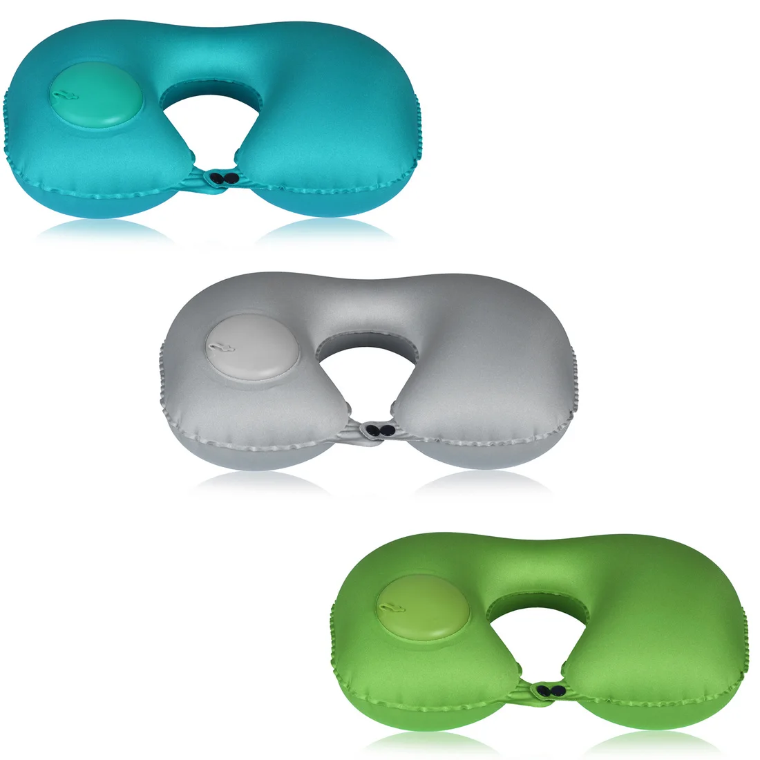 Inflatable Airplane Sleep Pillows 3 Colors Neck Support Travel Pillow