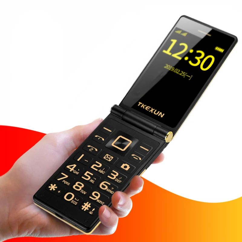 Online 3G WCDMA flip Dual SIM handys 3,0 \