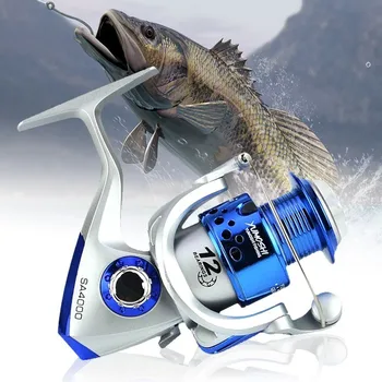 

12BB Spinning Fishing Reel 1000-7000 Gear Ratio 5.5:1 For Fresh/Salt Water Sea Fishing Reels Fishing Carp Fish Tackle 2019 New