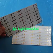 1 шт. 130 мм x 1 мм Алюминиевый печатная плата для 5x1 Вт, 3 Вт, 5 Вт светодиодный в серии