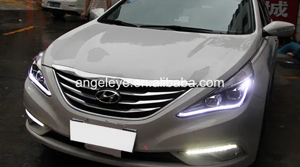 Для HYUNDAI Sonata YF Sonata I45 светодиодный фары 2009- год TLZ