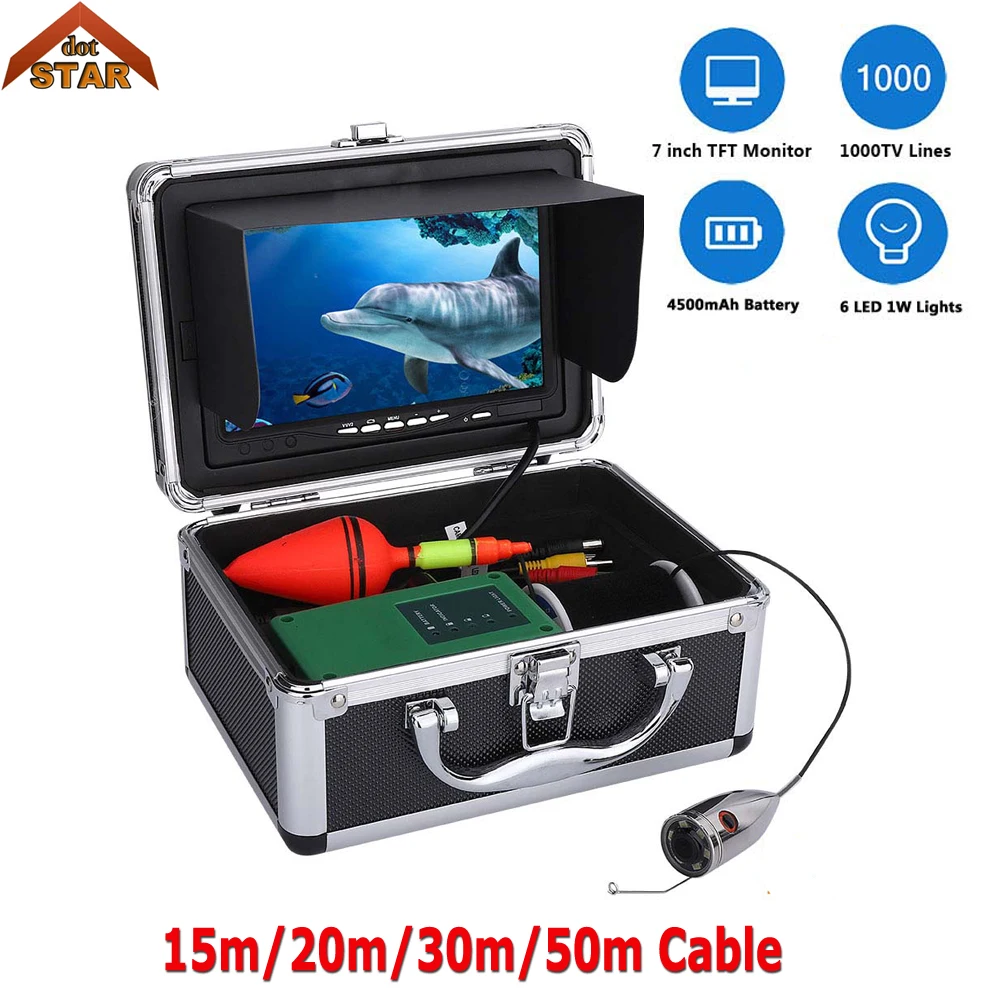 

Stardot Underwater ice Fishing Camera 1000TVL Camera 7inch Waterproof IP68 Fish Finder Fishing Video Camera Kit