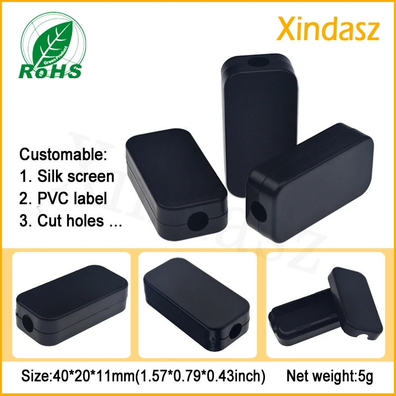 Пластиковый корпус для электроники (XD0104093 10 шт./лот) 40*20*11 мм|enclosure mesh|enclosure