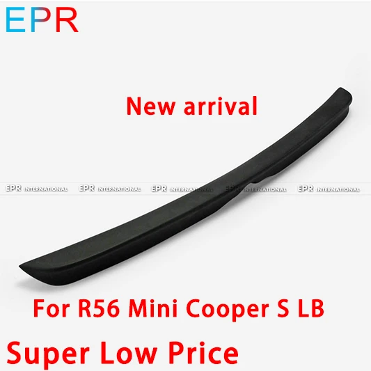 

For R56 Mini Cooper S LB FRP Fiber Glass Rear Middle Spoiler (3 Door Hatch Only) Wing Accessories