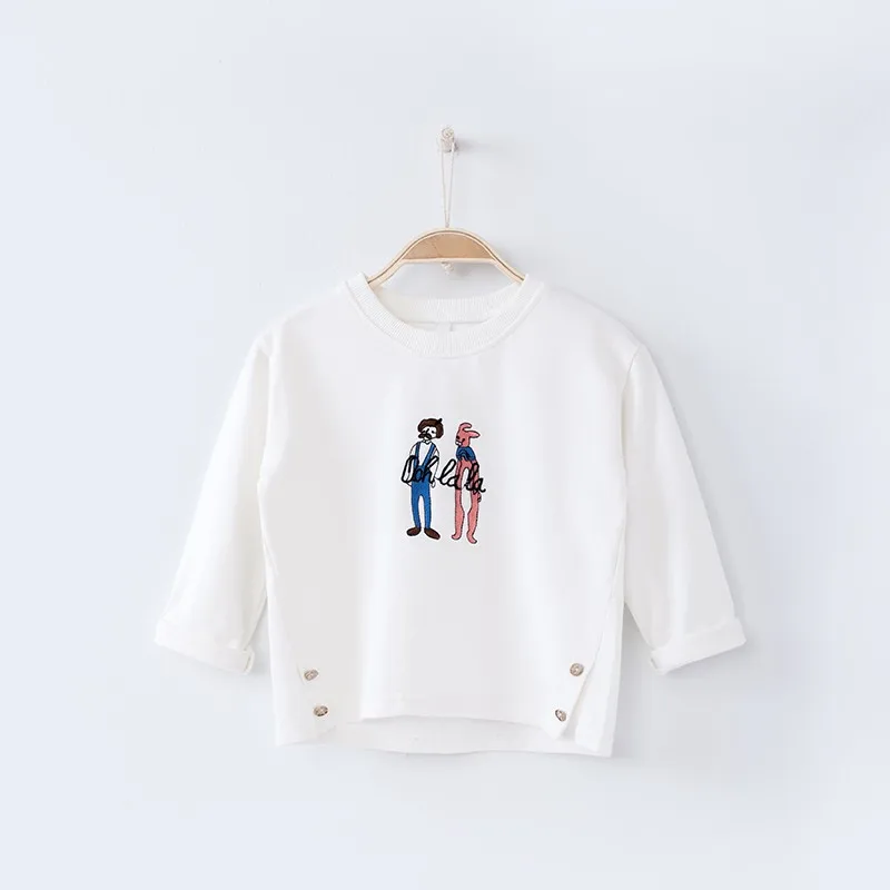 Girls Boys Shirts Blouse Children Kids Baby Shirt Spring Autumn Winter Long Sleeved Cartoon Bunny Size for 3, 4, 5, 6,7 Years (8)