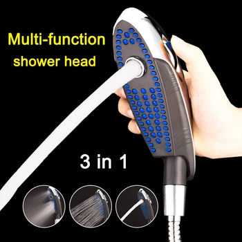 

Household Durable 3 Molds Multifunction Dolphin Shape Rain Shower Head Handheld Bathroom Shower Heads