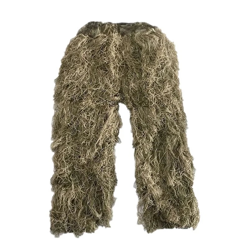 Preise 3D Welken Gras Ghillie Anzug 4 PCS Sniper Militärische Taktische Camouflage Jagd Anzug Armee Jagd Kleidung Birding Anzug