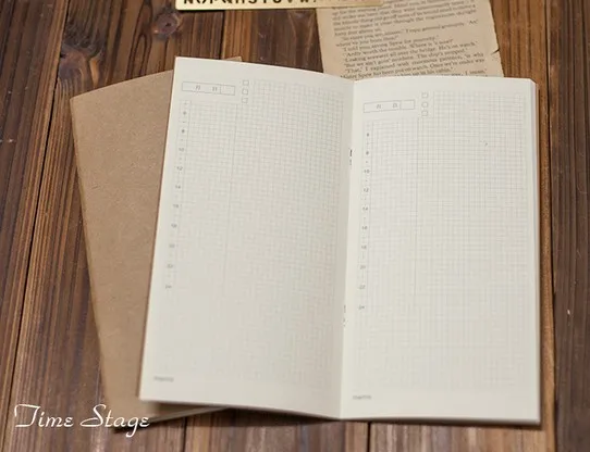 Дневник для ежедневной записи стандартный путешествий TN Core Midori|travelers notebook|daily