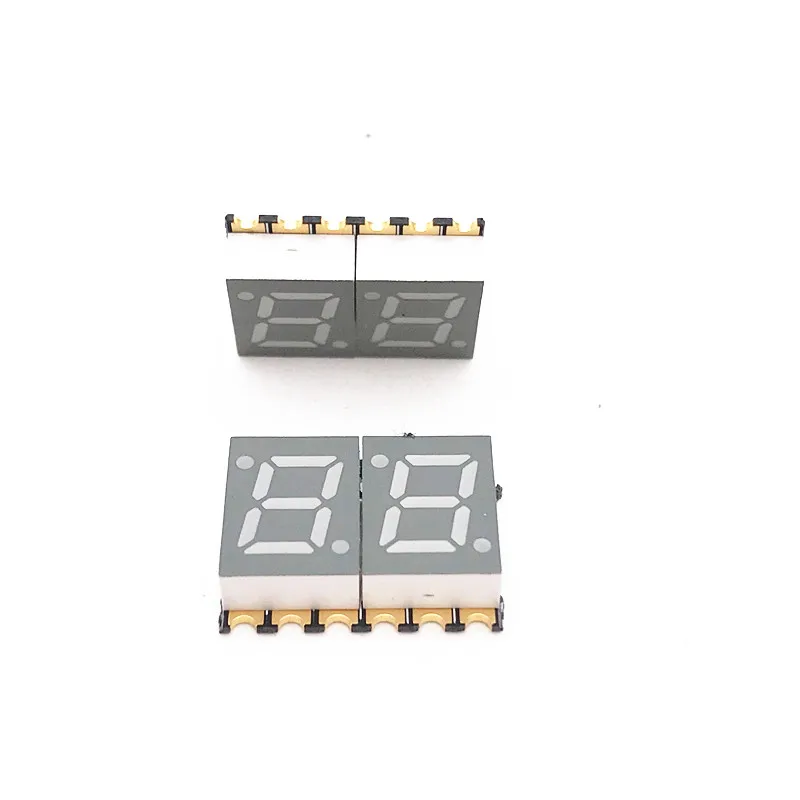 Светодиодная трубка Nixie tube 2 бита 10 шт. 0 28 дюйма красный 7 сегментов металлический