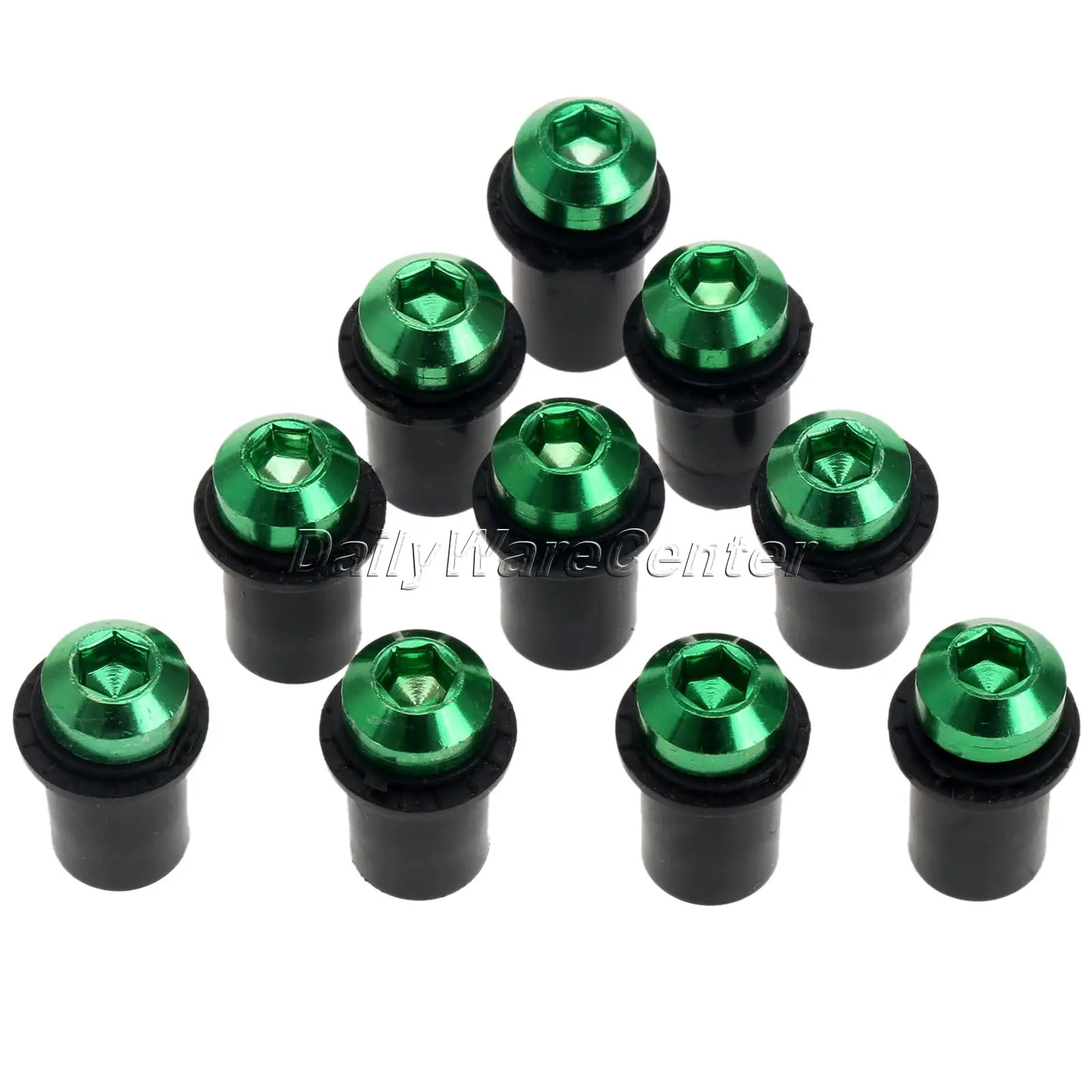 

10Pcs/set Universal Motorcycle Aluminum Windscreen Windshield Bolts Screw Kit for Motorcycles W/ M5(5mm) Windscreen Bolt Pattern