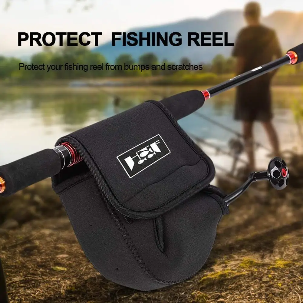 Fishing Reel Bag Protective Baitcasting Trolling Spinning Fishing Reel Cover Pouch Sleeve Reel Case for Pesca S/M/XL