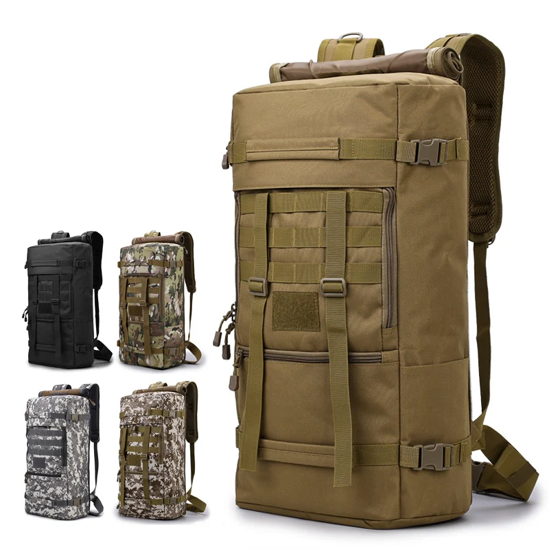 2018 Новый 50л мужской военный тактический рюкзак походная сумка альпинизм походный рюкзак сумка для путешествий рюкзак на плечо