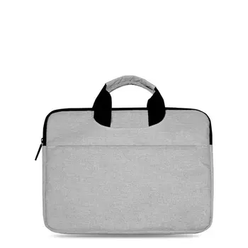 

Waterproof Women Laptop Bag 13.3 15.4" 15.6 inch Case for Macbook Air 13 15 Bag 11 12 14 Macbook Pro 15 touch bar Sleeve gray