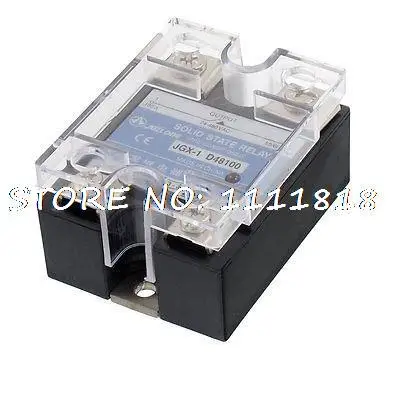 

Single Phase Adjustable Solid State Module Relay JGX-1 D48100 100A Input 3-32VDC Output AC 24-480V