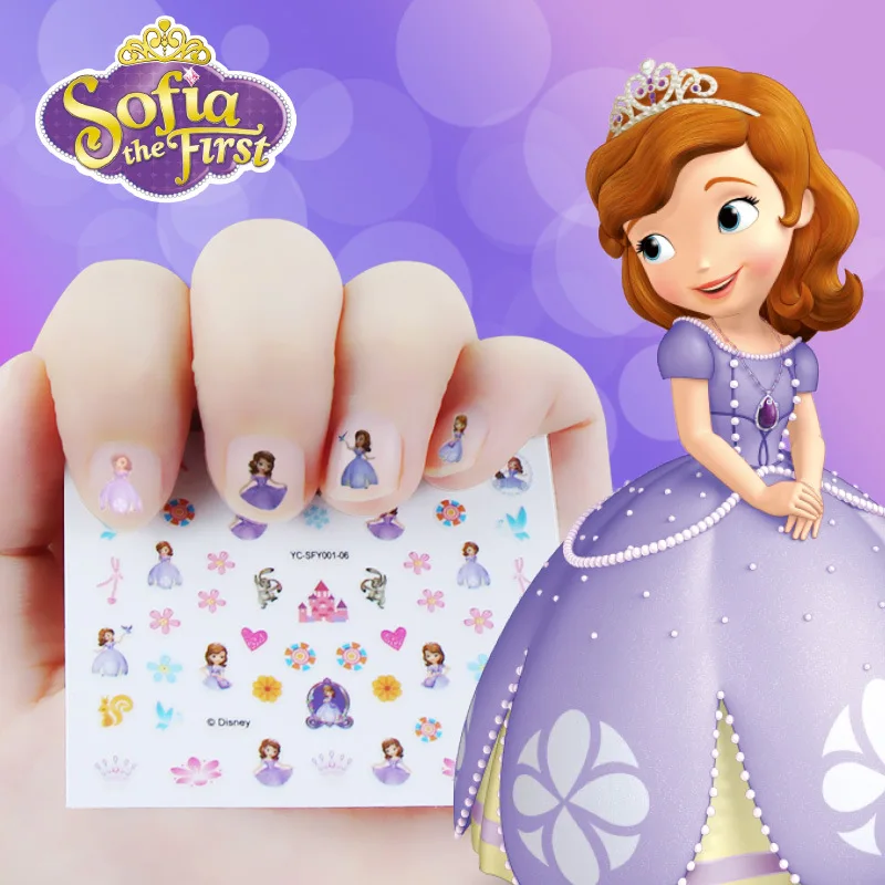 new Frozen elsa and Anna Nail Stickers Makeup Toy Disney Sofia Princess girls snow White sticker toys for girlfriend gift new Frozen elsa and Anna Nail Stickers Makeup Toy Disney Sofia Princess girls snow White sticker toys for girlfriend gift