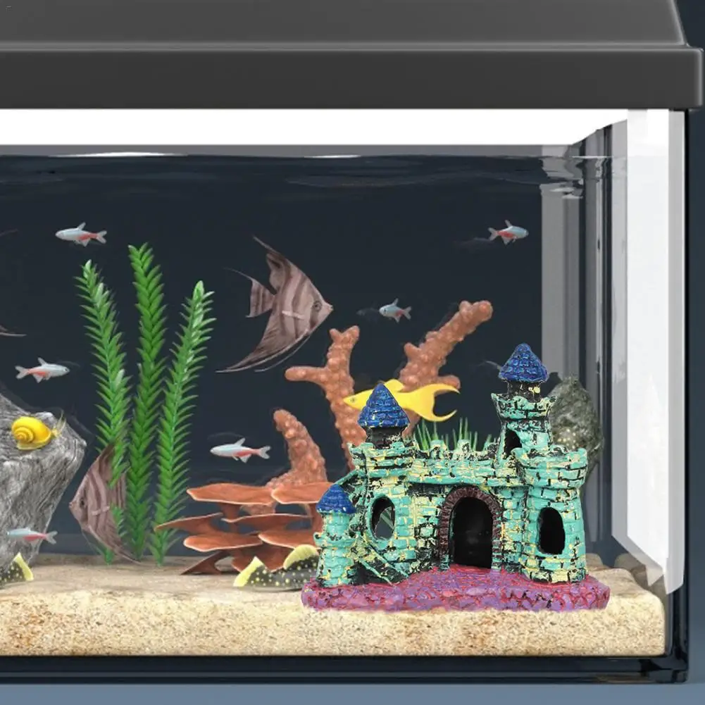 Аквариум орнамент декоративный аквариумный замок европейские искусственные камни камень искусственные растения поставки украшение дома