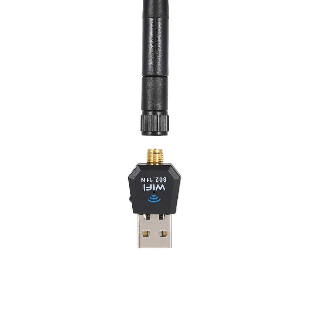 300 Мбит/с Wifi адаптер USB WiFi адаптер Сетевая карта ключ с 2dBi антенна Wifi Usb для Windows MAC OS настольный ноутбук ПК