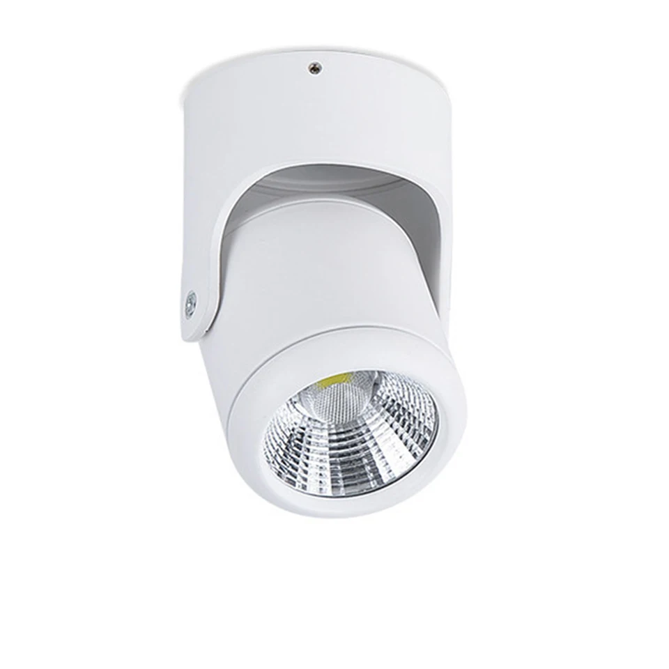 

LED downlight 3W 7W 12W surface mount COB adjustable LED ceiling light adjustment angle ceiling living room dining room bedroom