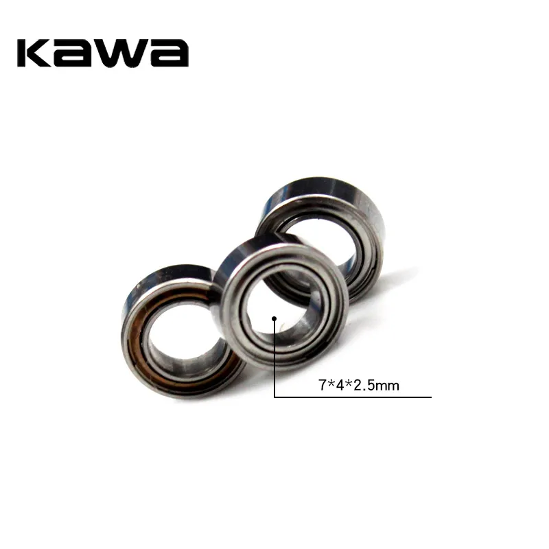Kawa 낚시 릴 핸들 노브 베어링, DIY 낚시 장비 액세서리, 고품질, 크기 7*4*2.5mm, 6 개