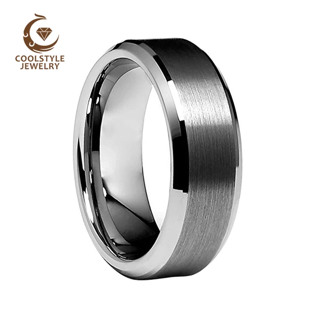 Aliexpress 8mm Tungsten Carbide Men S Wedding Band Ring 8mm Tungsten Carbide Men S Wedding Band Ring Comfort Fit Matte Finish Sizes 5 To 15