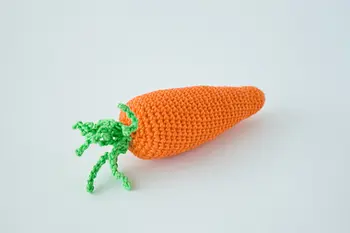 

Crochet Baby Rattles carrot toy gift baby rattles
