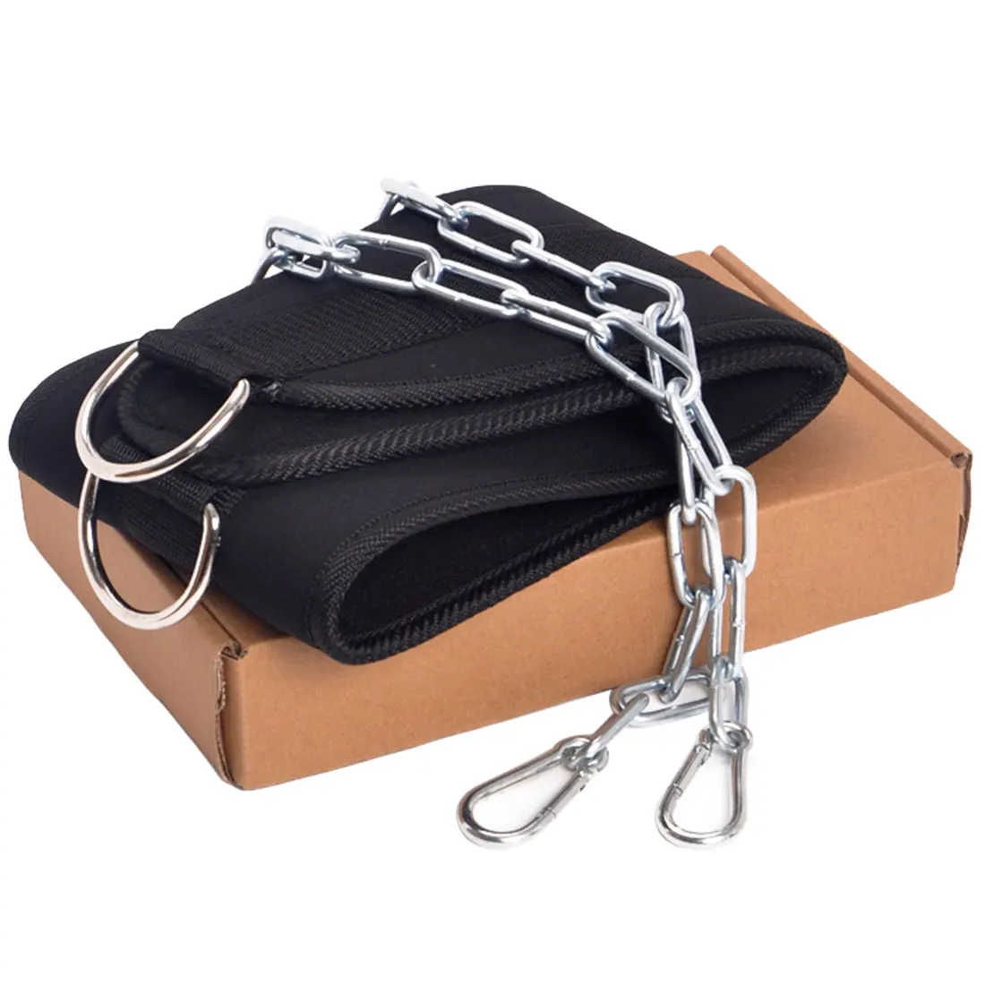 New Fitness Equipment Weight Lifting Belt Gym Body Waist Strength Training Power Building Dipping Chain Pull Up