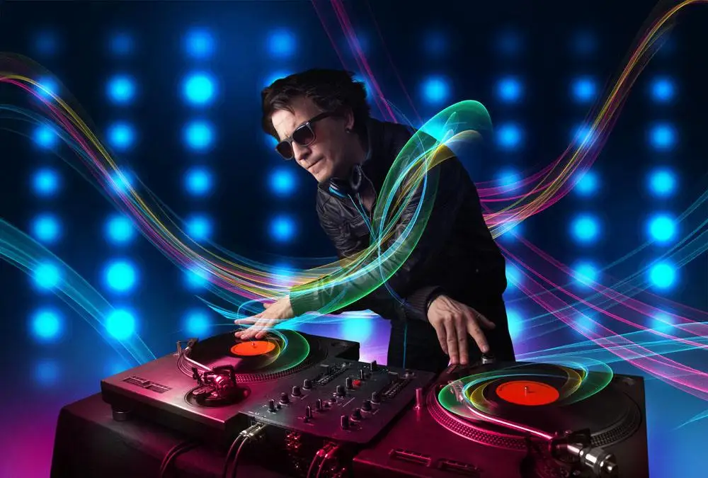 Лазерные огни музыкальное шоу RGB DJ 128 комбинации лазерный проектор гобо синий светодиодный Дистанционное сценическое освещение звуковая активация Вечерние