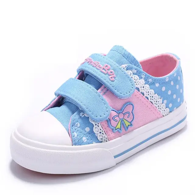 2017 New Spring Little/Big Children Canvas Shoes For Kids Baby Boys