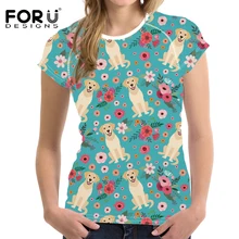 FORUDESIGNS/женская рубашка, футболка для бега, милые лабрадудлы, с принтом собаки, с коротким рукавом, спортивные толстовки, тонкие топы, быстросохнущие рубашки