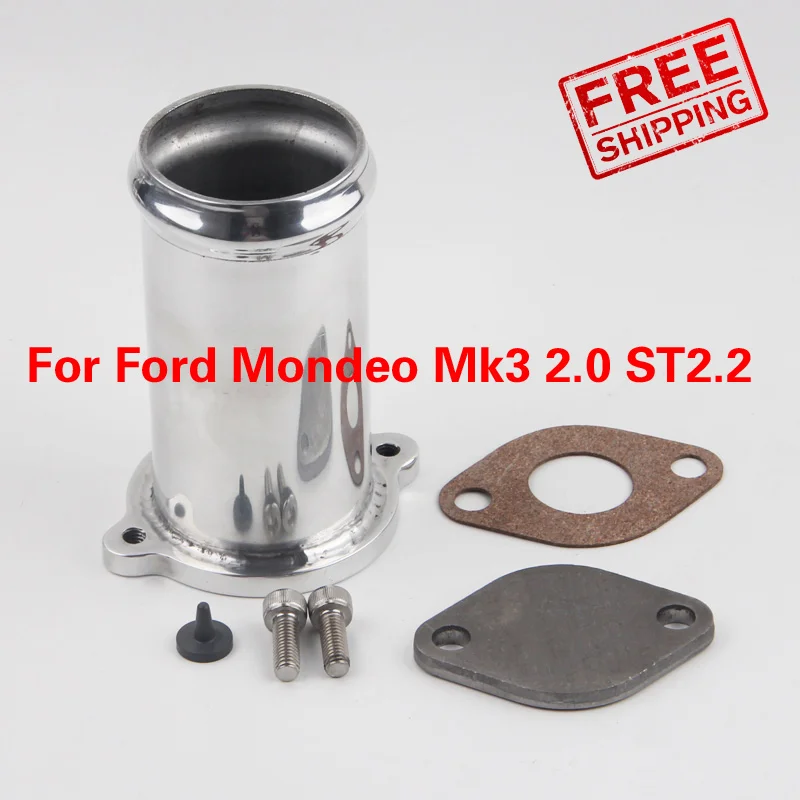 free aluminum EGR DELETE Kit for ford mondeo mk3 2.0 ST2.2 TDCi not chip tuning box exhaust decat egr bypass valve egr09