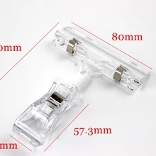 50 шт., зажимы для вывески товаров, дисплей, зажим для вывески, подставка, вращающийся, прозрачный, поп-клип на вывеске, держатели, ценник, карта, дисплей