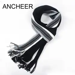 Шаль шарф пашмины Для мужчин зимний шарф Классическая Ленточки длинные искусственная шерсть