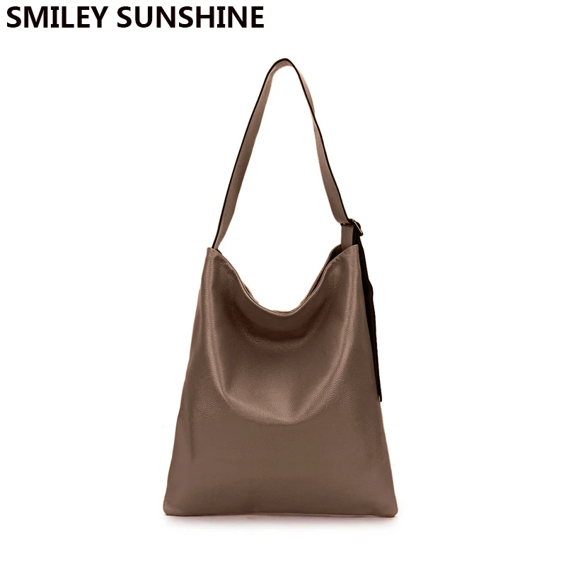 100 Real Genuine Leather Handbags Women Shoulder Bags Female Capacity Tote For Fashion Hobo Las Hand Bag 2019 In From 100 Real Genuine Leather Handbags Women Shoulder Bags Female Capacity Tote For Fashion Hobo Las Hand Bag 2019 In From
