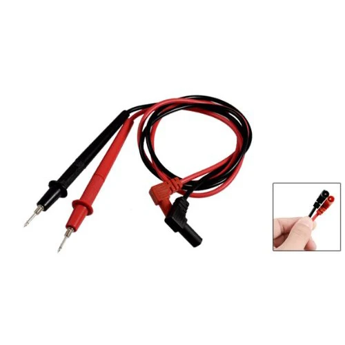 

LHLL-1000V Banana Plugs Detachable Tip Multimeter Probe Test Lead Black Red Pair