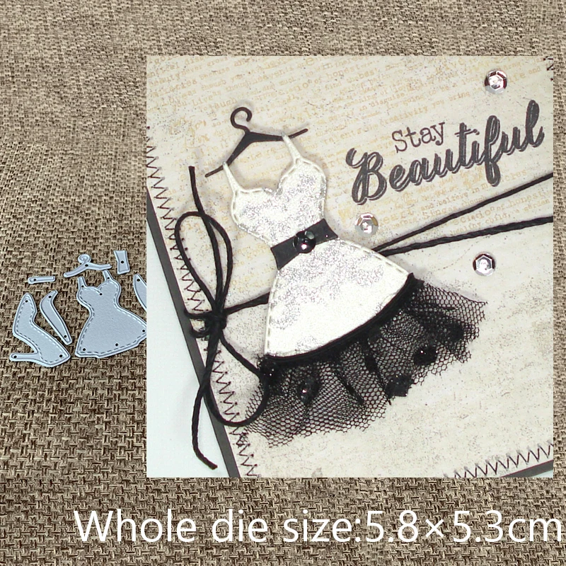 

XLDesign Craft Metal Cutting Die cut die Hanger high heel ballet skirt scrapbooking Album Paper Card Craft Embossing Die Cuts