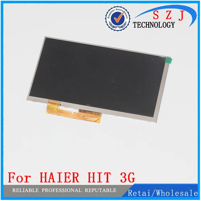 

New 7'' inch LCD Display Haier Hit 3G Tablet 1024X600 30Pins LCD screen panel Matrix Module Replacement Free Shipping