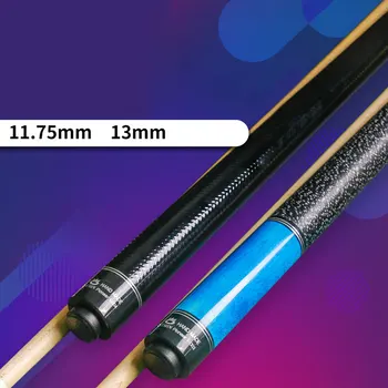 

O'MIN Pioneer 1/2 Piece Pool Cue Kit with Case Excellent Handmade Maple 13mm 11.75mm Tip Pool stick Billiards Kit Stick