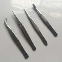 Четырехсекционный зеркальный Пинцет из нержавеющей стали 4 шт. высококачественный набор инструментов Пинцет для обслуживания