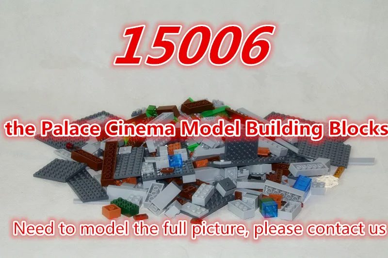 

New 15006 Ideas series the Palace Cinema Model Building Blocks set compatible 10232 Classic house Architecture toy for children