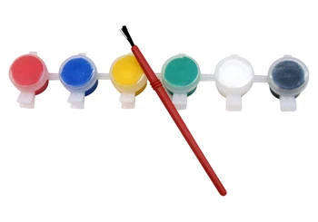 

10SETS/LOT.3ml 6 color acrylic paint,Fabric paint,Use for Paper and Wood,Ceramic paint.Craft material.Drawing toys.Crafts