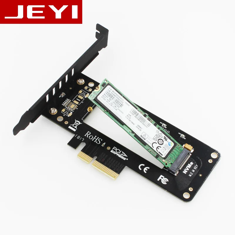 JEYI VolleyStar M.2 NVMe SSD NGFF для PCIE X4 адаптер MKey интерфейс Поддерживаемые карты PCI Express 3 0x4