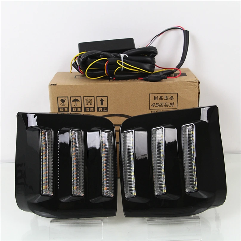 Car Flashing 1set for KIA Cerato K3 2016 2017 LED DRL lights Daytime