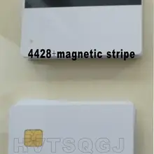 Свяжитесь с SLE4442 чип ISO7816 ПВХ умной микросхемой чипом микропроцессорные карты с 2750oE Hi Co mag-нашивки-10 шт