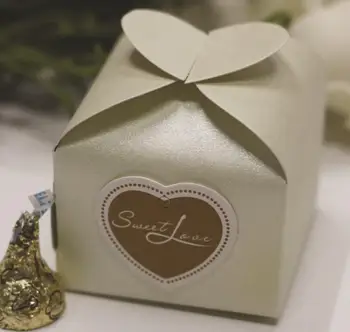 

creative cute heart knot sweet love candy bag new marriage charm Shower Favor Boxes Wedding Party Gift hold bag