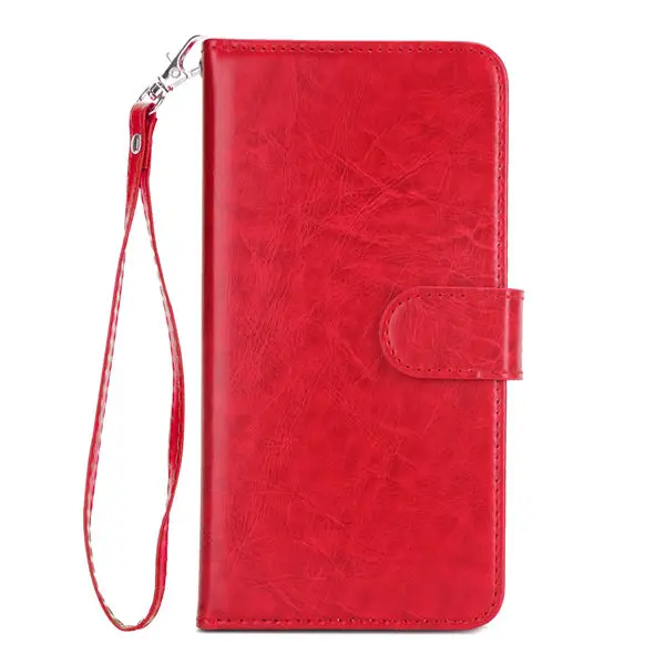 Для iPhone X XS MAX XR 5 5S SE 6 6S 7 Plus 8 Plus кожаный чехол-книжка с откидной крышкой несколько держателей карт кошелек чехол для телефона s - Цвет: Красный
