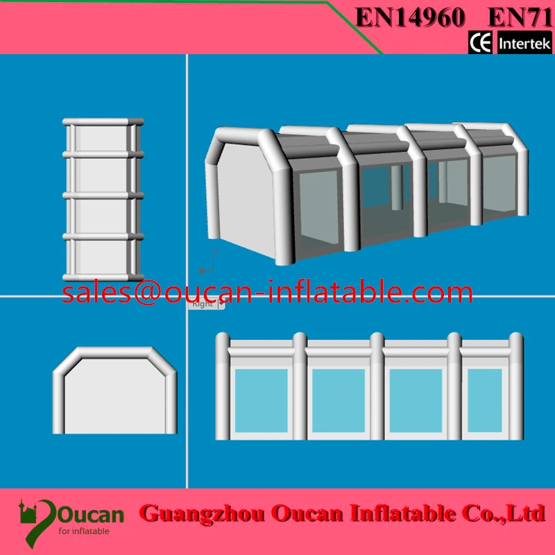 Надувная покрасочная будка палатка надувная Автомобильная покрасочная будка для продажи