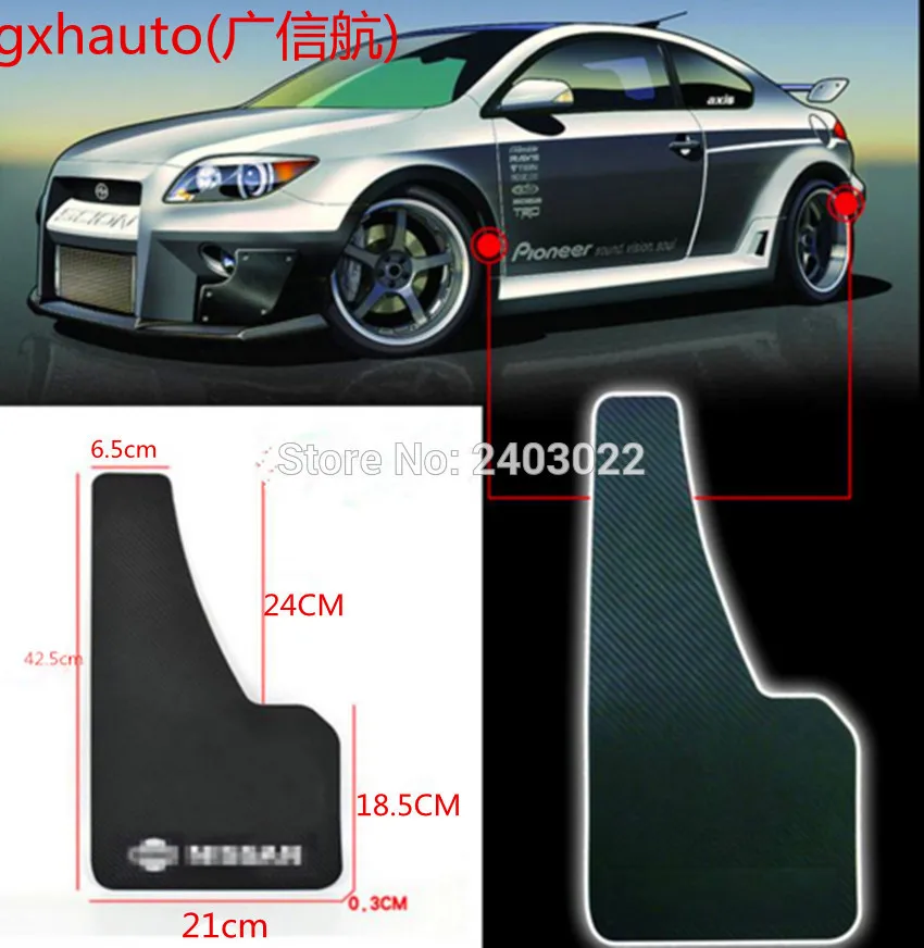 Free shipping Top racing universal Truck Mudguard Auto Front Rear Wheel