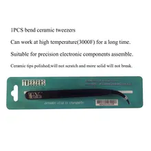 Непроводящий анти-коррозия тепла упорное изогнутое закаленное стекло, прецизионные, керамические пинцеты