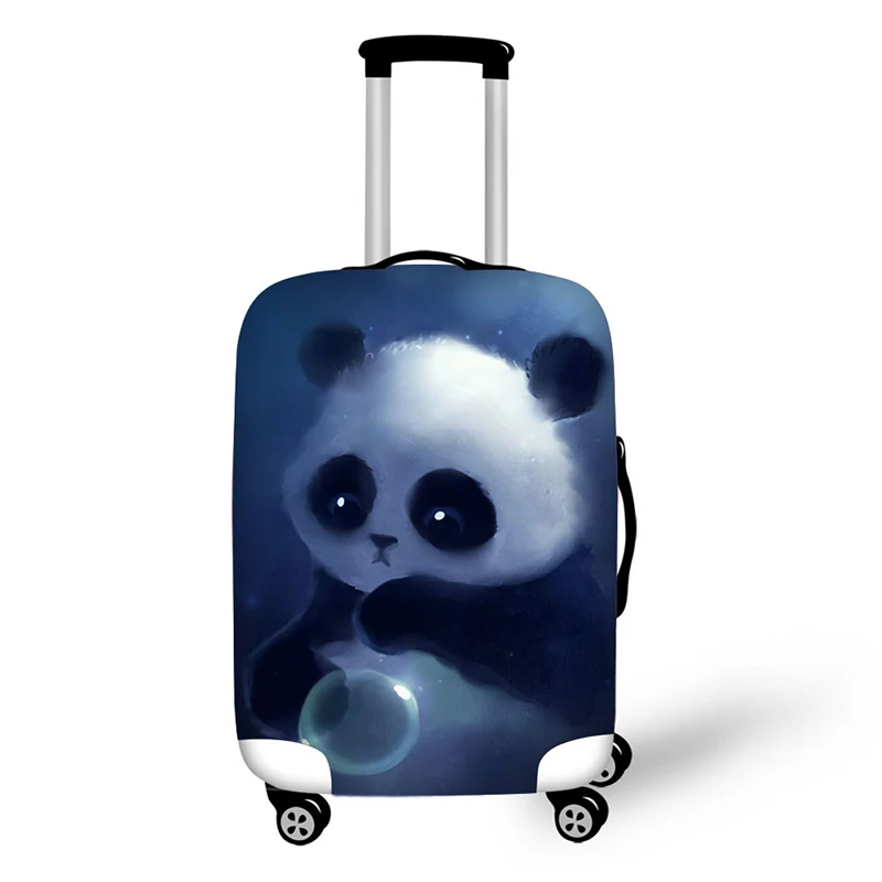 Чехол на чемодан для чемодана защитные чехлы для чемоданов на водонепроницаемый чемоданы на колесиках дорожные для путешествий путешествия детский чемодан чемодан на колесиках - Цвет: 001