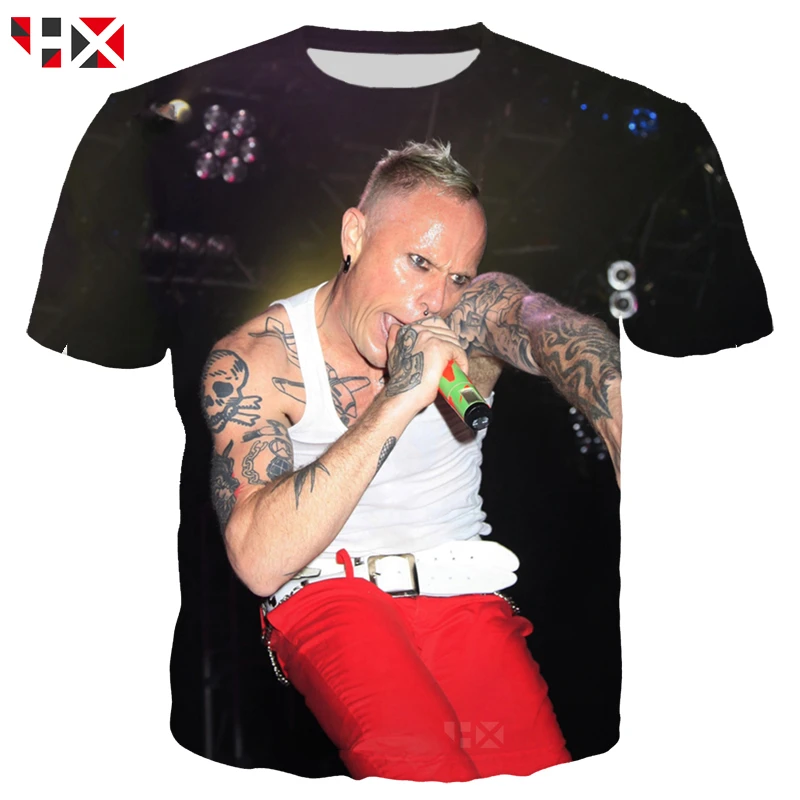 

HX Newest T Shirts Prodigy Hip Hop Singer Keith Flint 3D Printed T Shirt/Sweatshirt/Hoodie Men/Women Harajuku Style Tops HX363